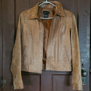 Real leather vest